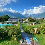Sole 2 Terrassen Mit Pool Og Lägenhet Colico