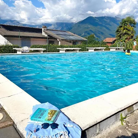 Sole 2 Terrassen Mit Pool Og * Colico